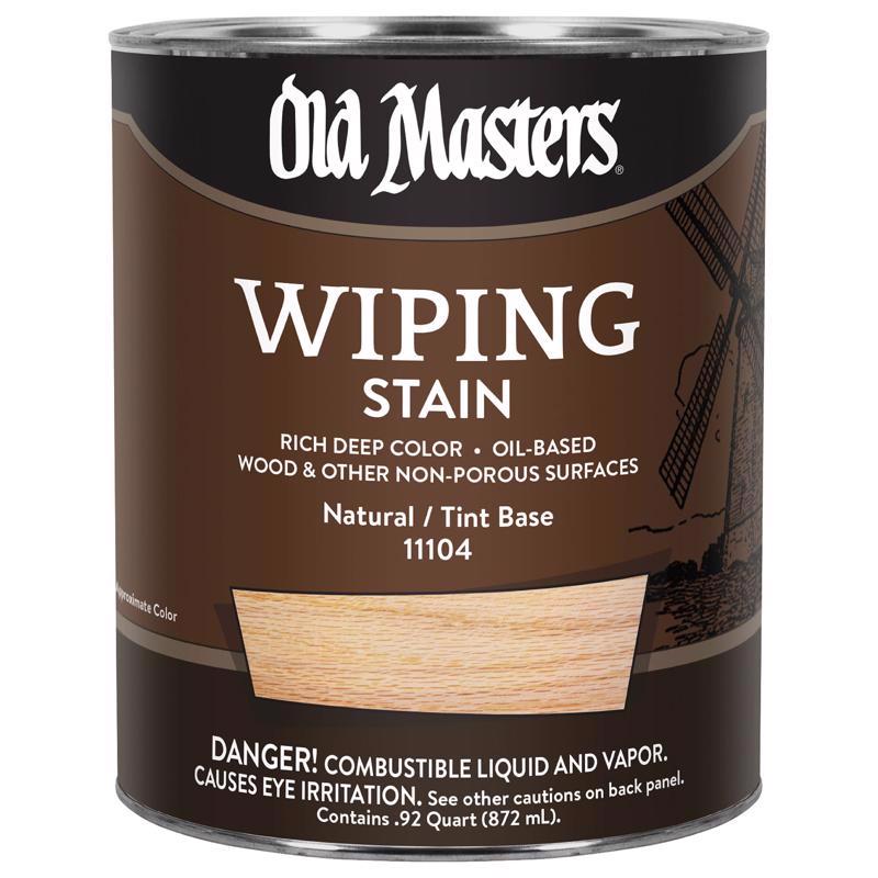 Old Masters Semi-Transparent Natural Oil-Based Wiping Stain 1 qt