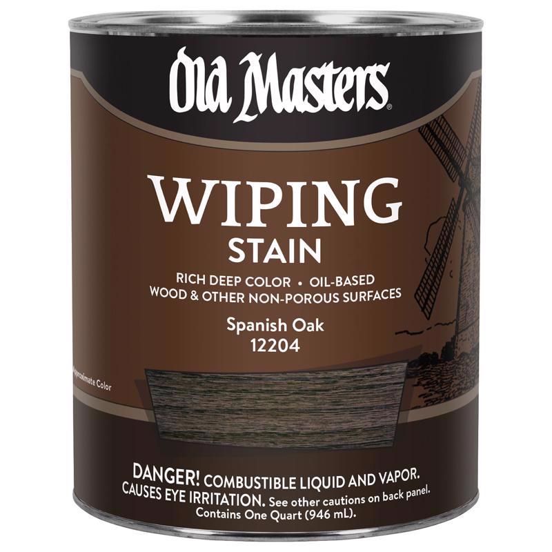Old Masters Semi-Transparent Spanish Oak Oil-Based Wiping Stain 1 qt