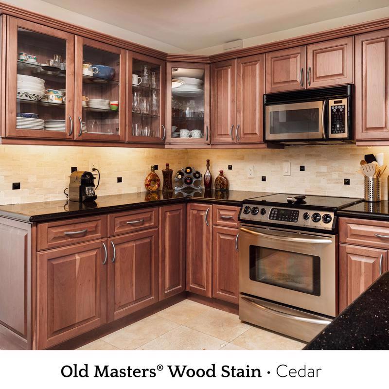 Old Masters Semi-Transparent Cedar Oil-Based Wiping Stain 1 qt
