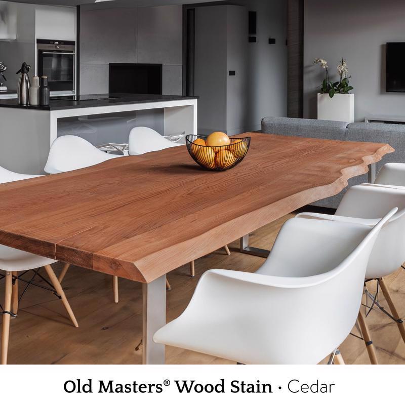 Old Masters Semi-Transparent Cedar Oil-Based Wiping Stain 1 qt