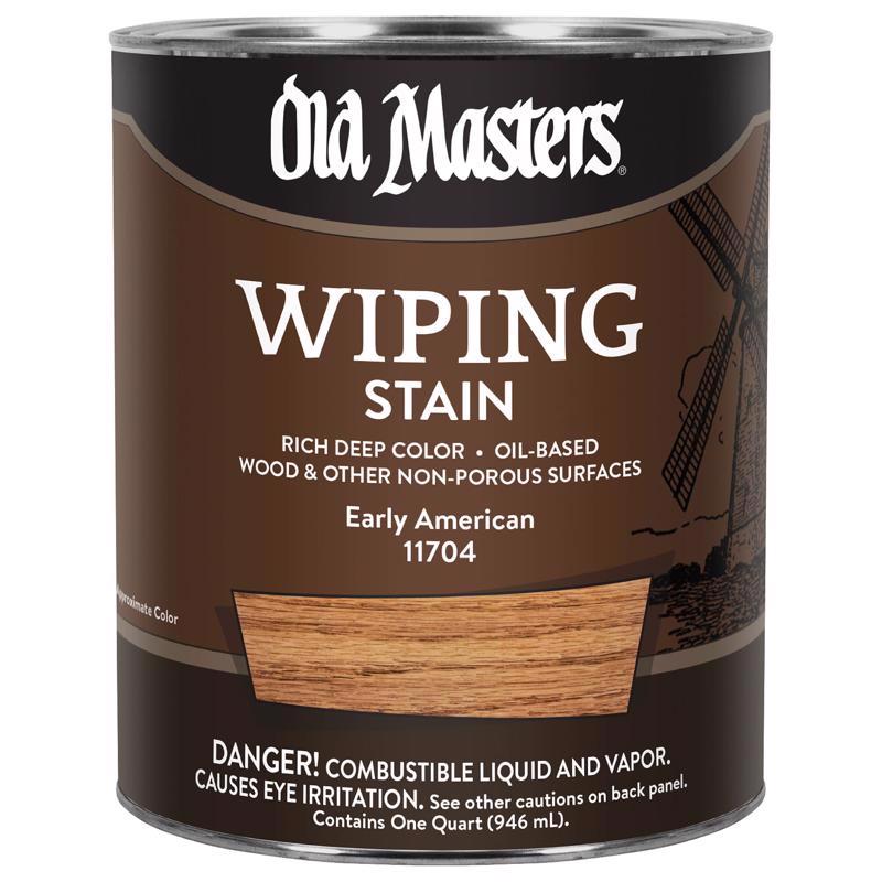Old Masters Semi-Transparent Early American Oil-Based Wiping Stain 1 qt
