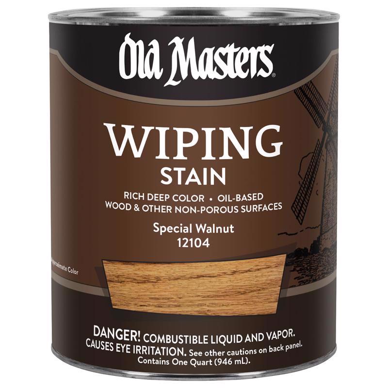 Old Masters Semi-Transparent Special Walnut Oil-Based Wiping Stain 1 qt
