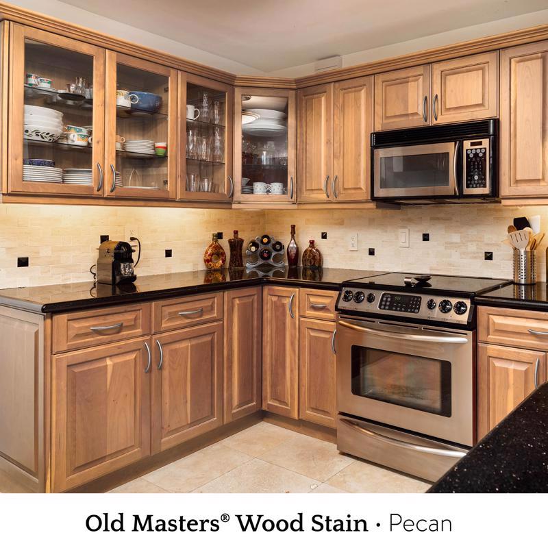 Old Masters Semi-Transparent Pecan Oil-Based Wiping Stain 1 qt