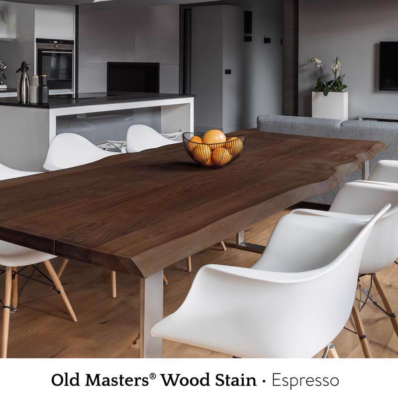Old Masters Semi-Transparent Espresso Oil-Based Wiping Stain 1 qt