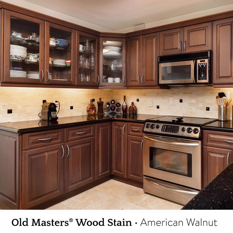 Old Masters Semi-Transparent American Walnut Oil-Based Wiping Stain 1 qt