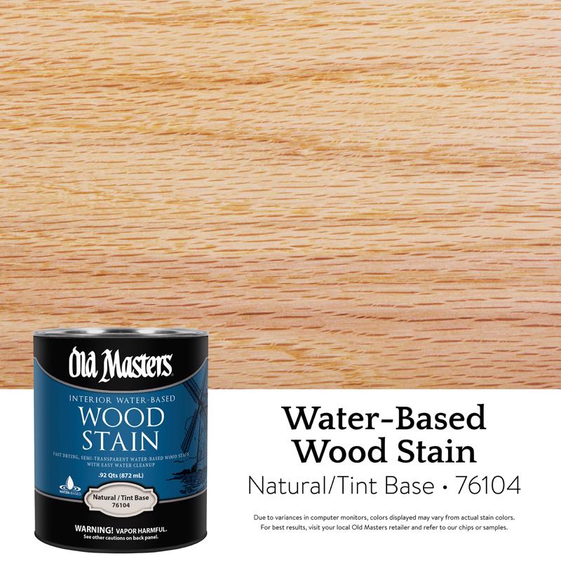 Old Masters Semi-Transparent Natural Water-Based Latex Wood Stain 1 qt