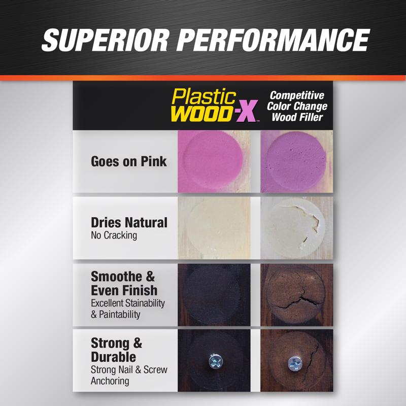 DAP Plastic Wood-X Natural Wood Filler 16 oz