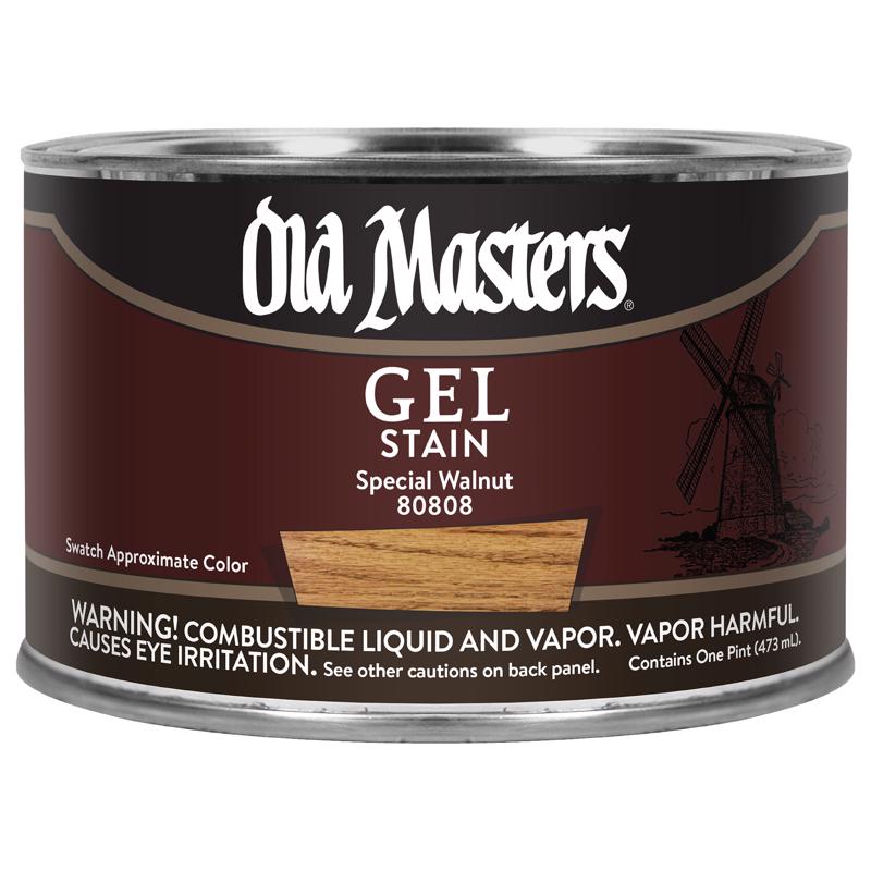 Old Masters Semi-Transparent Special Walnut Oil-Based Alkyd Gel Stain 1 pt