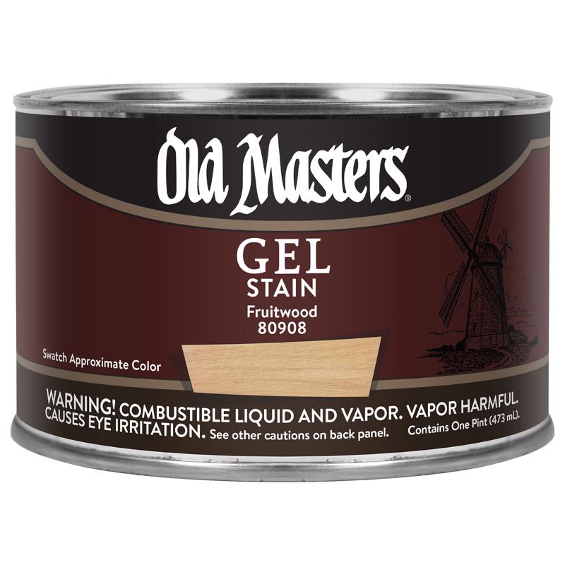 Old Masters Semi-Transparent Fruitwood Oil-Based Alkyd Gel Stain 1 pt