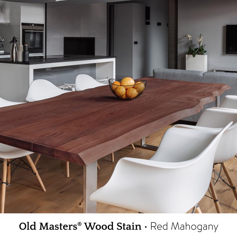 Old Masters Semi-Transparent Red Mahogany Oil-Based Alkyd Gel Stain 1 pt