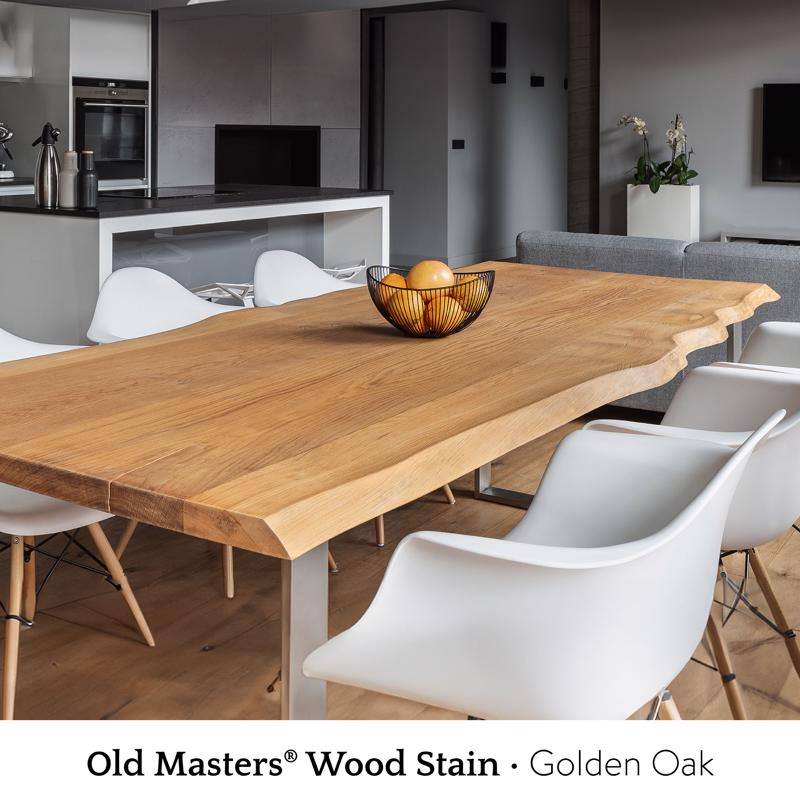 Old Masters Semi-Transparent Golden Oak Oil-Based Alkyd Gel Stain 1 pt