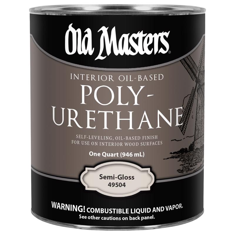Old Masters Semi-Gloss Clear Oil-Based Polyurethane 1 qt
