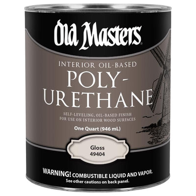Old Masters Gloss Clear Oil-Based Polyurethane 1 qt