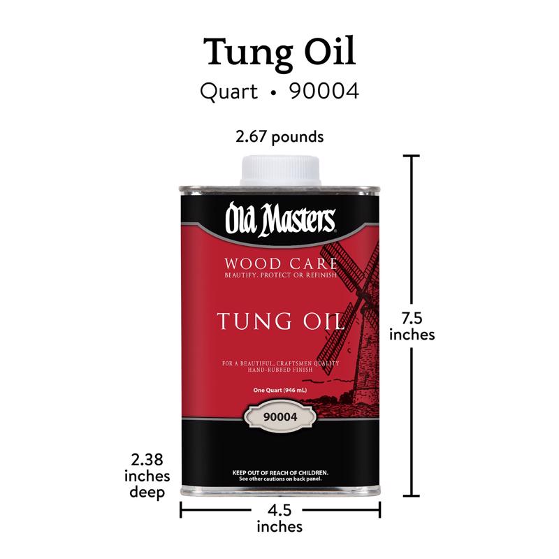Old Masters Liquid Tung Oil Varnish 1 qt