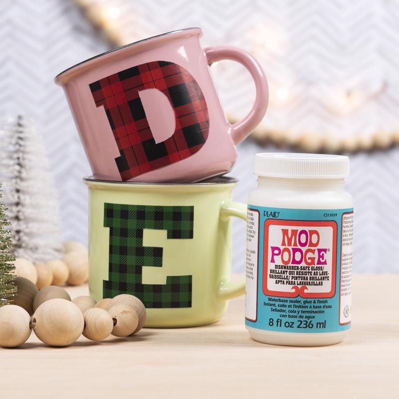 Plaid Mod Podge High Strength Glue Dishwasher-Safe Gloss Decoupage 8 oz