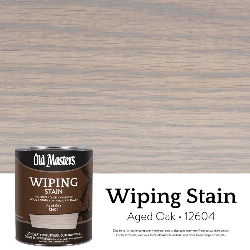 Old Masters Semi-Transparent Aged Oak Oil-Based Wiping Stain 1 qt