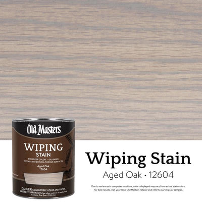 Old Masters Semi-Transparent Aged Oak Oil-Based Wiping Stain 1 qt