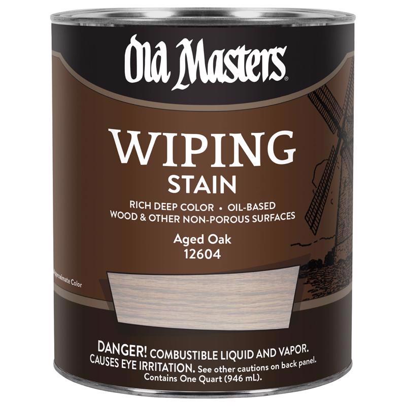 Old Masters Semi-Transparent Aged Oak Oil-Based Wiping Stain 1 qt