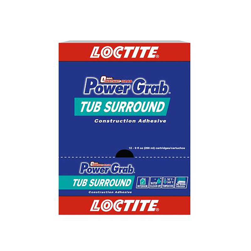 Loctite Power Grab Tub Surrounds Synthetic Latex Construction Adhesive 9 oz