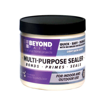 Beyond Paint Satin Clear Water-Based Multipurpose Sealer Exterior and Interior 1 pt
