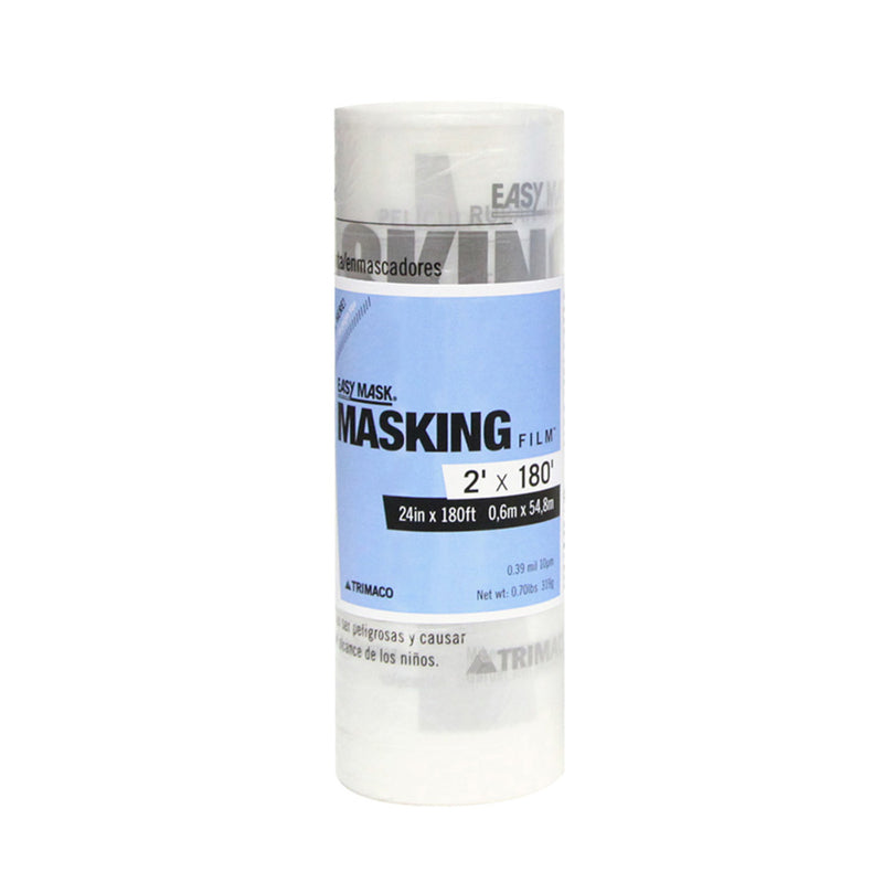 Easy Mask Masking Film 0.4 mil X 24 in. W X 180 ft. L Plastic/Vinyl Clear