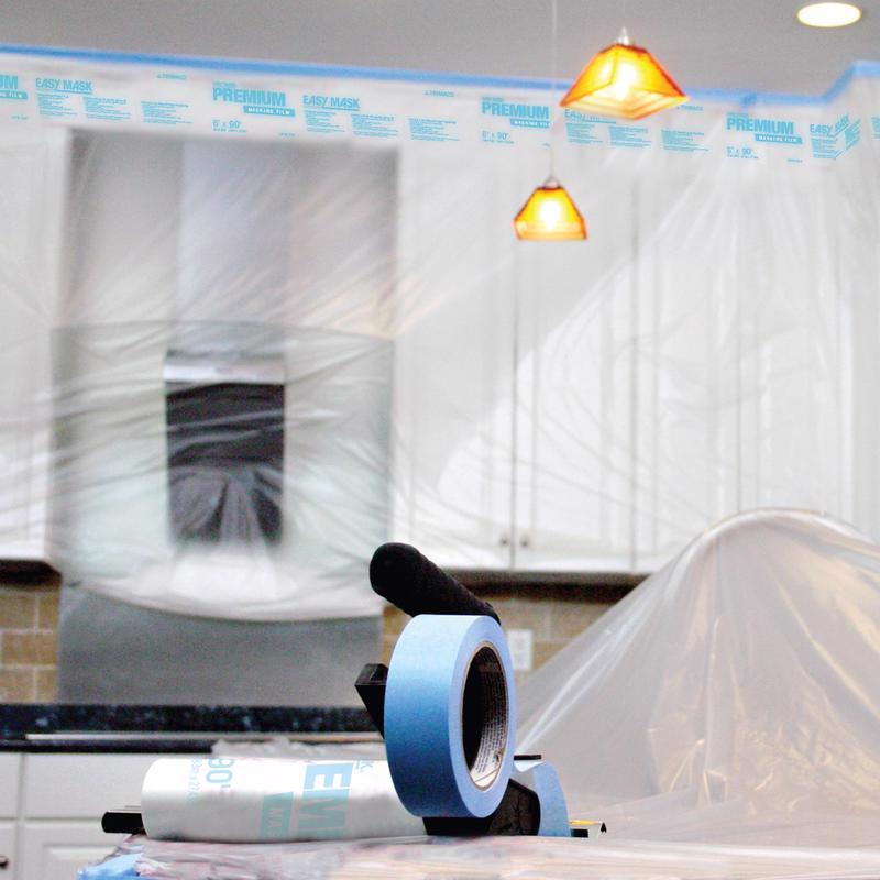 Easy Mask 6 ft. W X 90 ft. L X 0.5 mil Plastic Masking Film