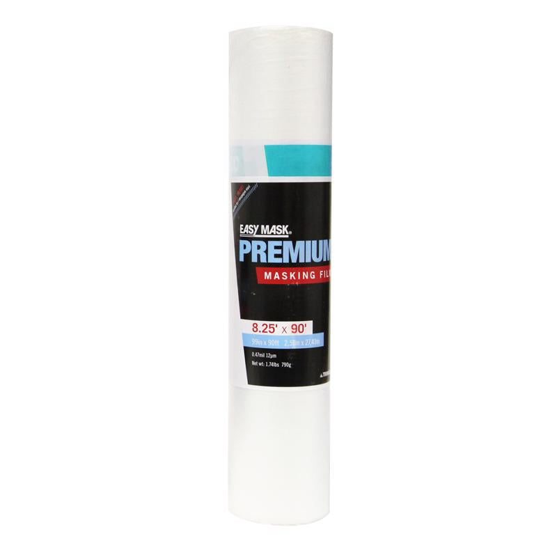 Easy Mask Premium Masking Film 0.5 mil X 99 in. W X 90 ft. L Plastic/Vinyl Clear