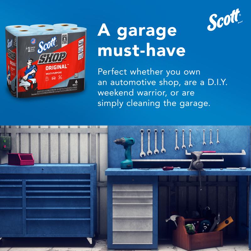Scott Shop Towel 55 sheet 1 ply 6 pk