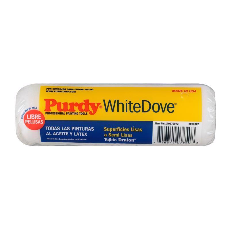 Purdy White Dove Woven Fabric 7 in. W X 3/8 in. Paint Roller Cover
