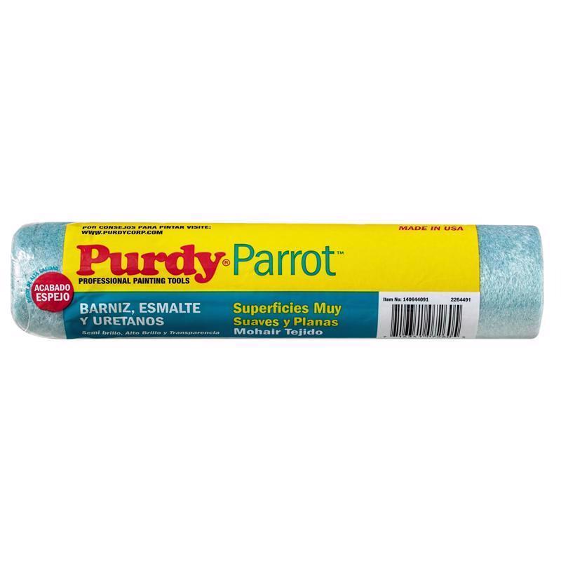 Purdy Parrot Mohair Blend 9 in. W X 1/4 in. Paint Roller Cover