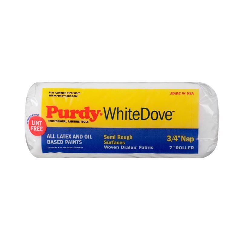 Purdy White Dove Woven Fabric 7 in. W X 3/4 in. Paint Roller Cover