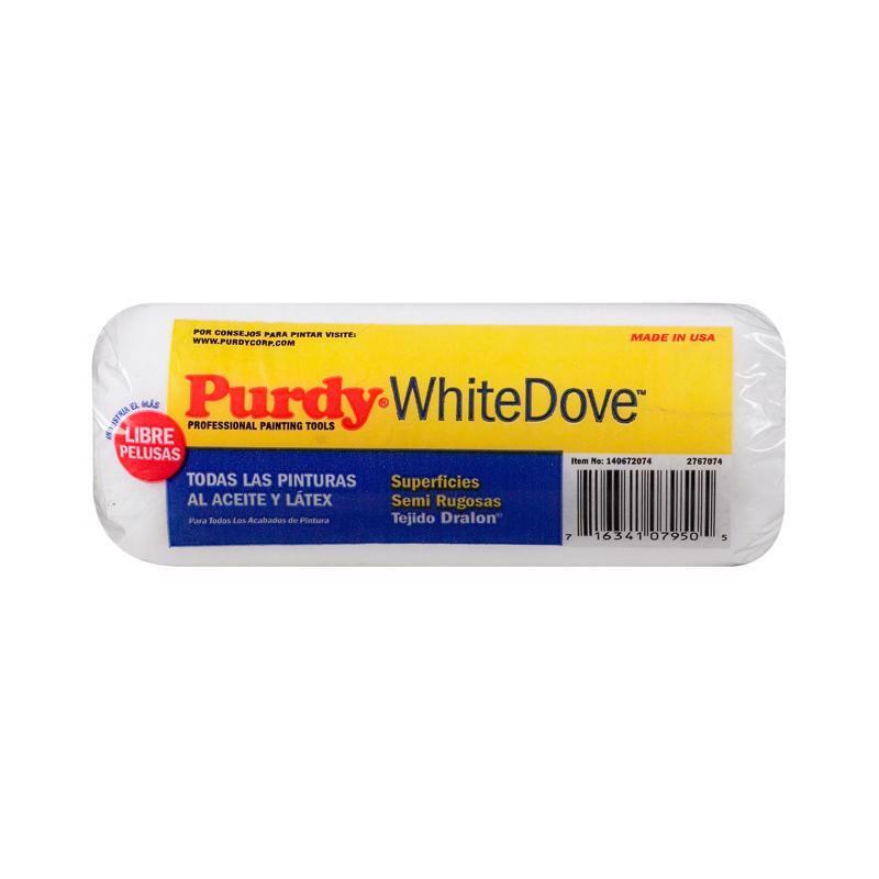 Purdy White Dove Woven Fabric 7 in. W X 3/4 in. Paint Roller Cover