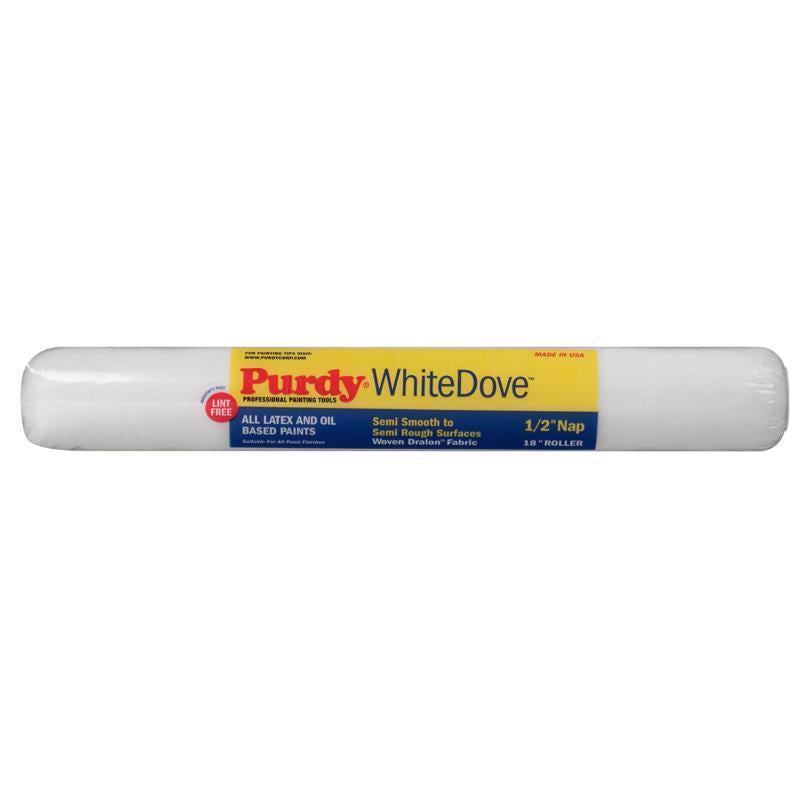Purdy White Dove Woven Fabric 18 in. W X 1/2 in. Paint Roller Cover