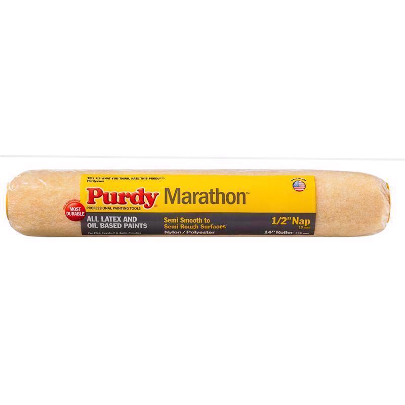 Purdy Marathon Nylon/Polyester 14 in. W X 1/2 in. Paint Roller Cover
