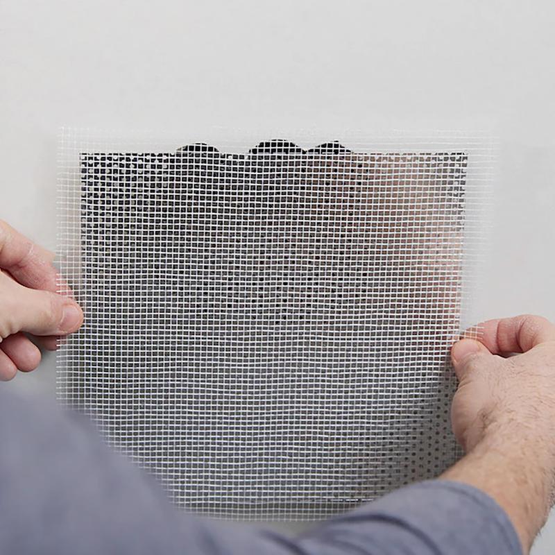 Allway 6 in. L X 6 in. W Fiberglass White Self Adhesive Drywall Mesh Patch