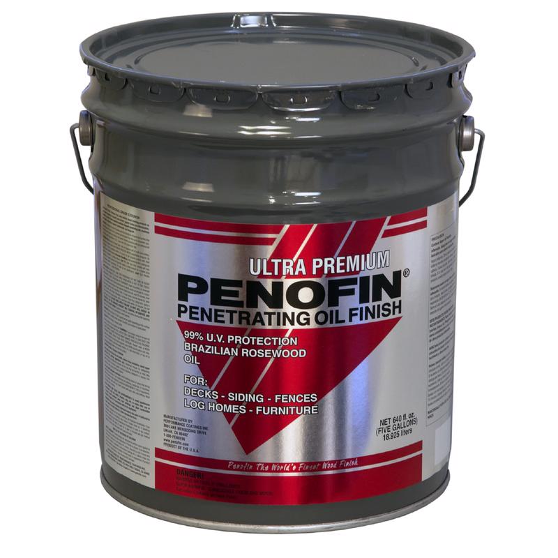 Penofin Ultra Premium Transparent Matte Redwood Oil-Based Penetrating Wood Stain 5 gal