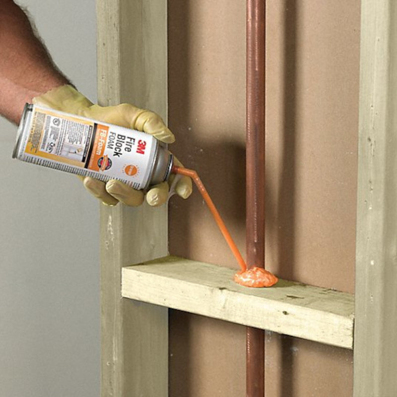 3M Orange Foam Fireblock Sealant 12 oz