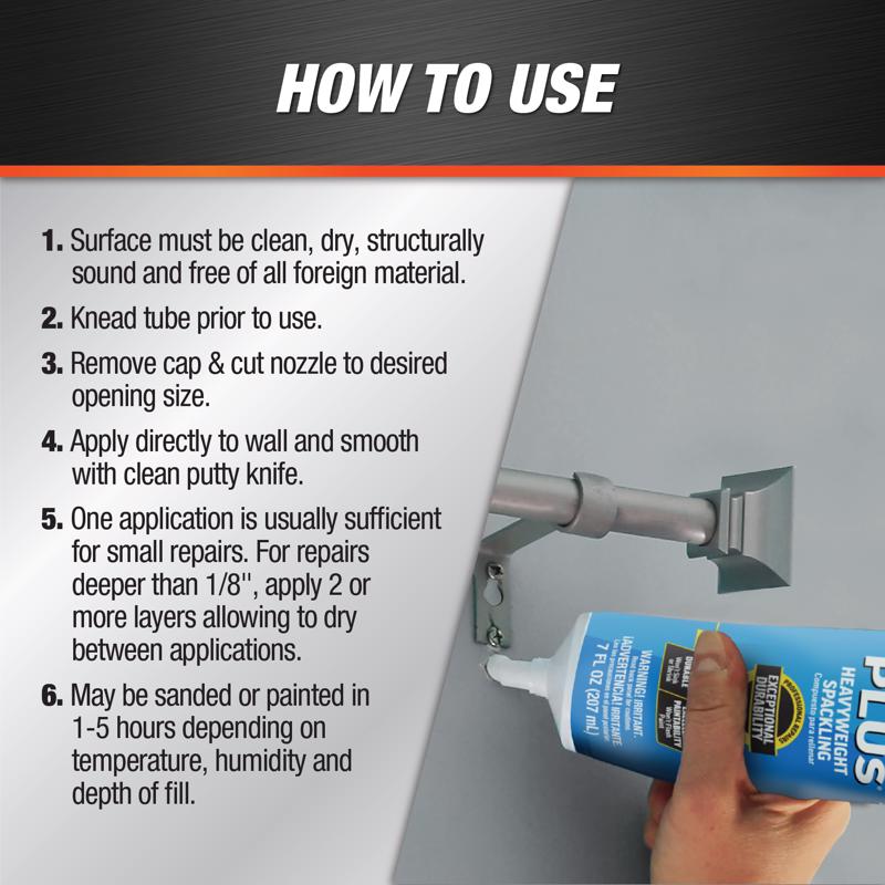 DAP Alex Plus Ready to Use White Spackling Compound 7 oz