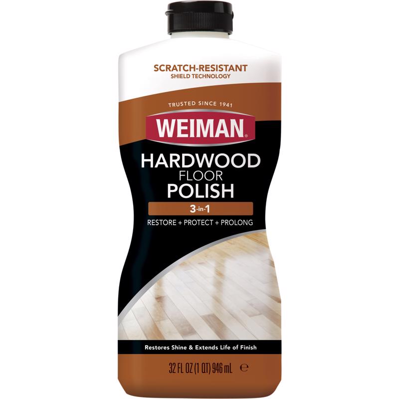 Weiman High Traffic High Gloss Hardwood Floor Polish & Restorer Liquid 32 oz