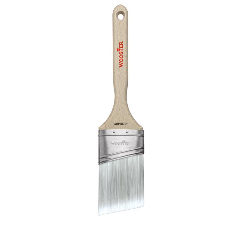 Wooster Silver Tip 2-1/2 in. Soft Semi-Oval Angle Paint Brush