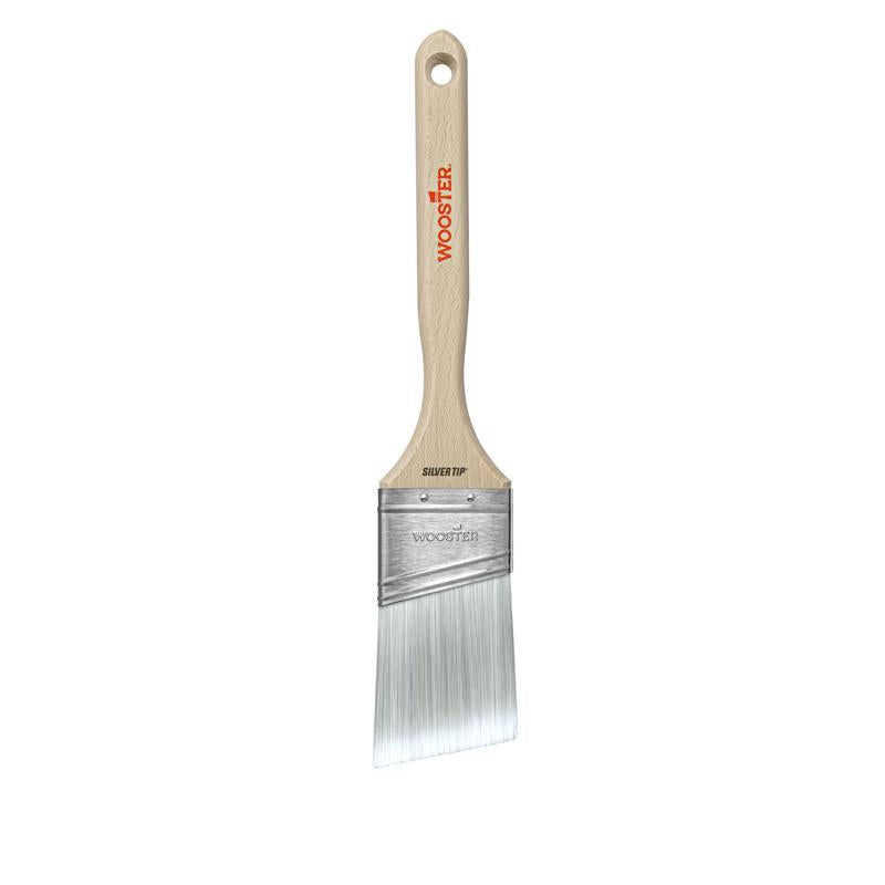 Wooster Silver Tip 2 in. Soft Semi-Oval Angle Paint Brush