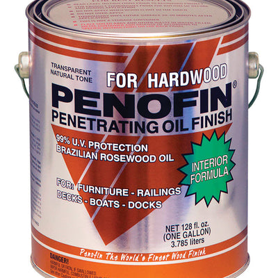 Penofin Transparent Natural Oil-Based Penetrating Hardwood Finish 1 gal