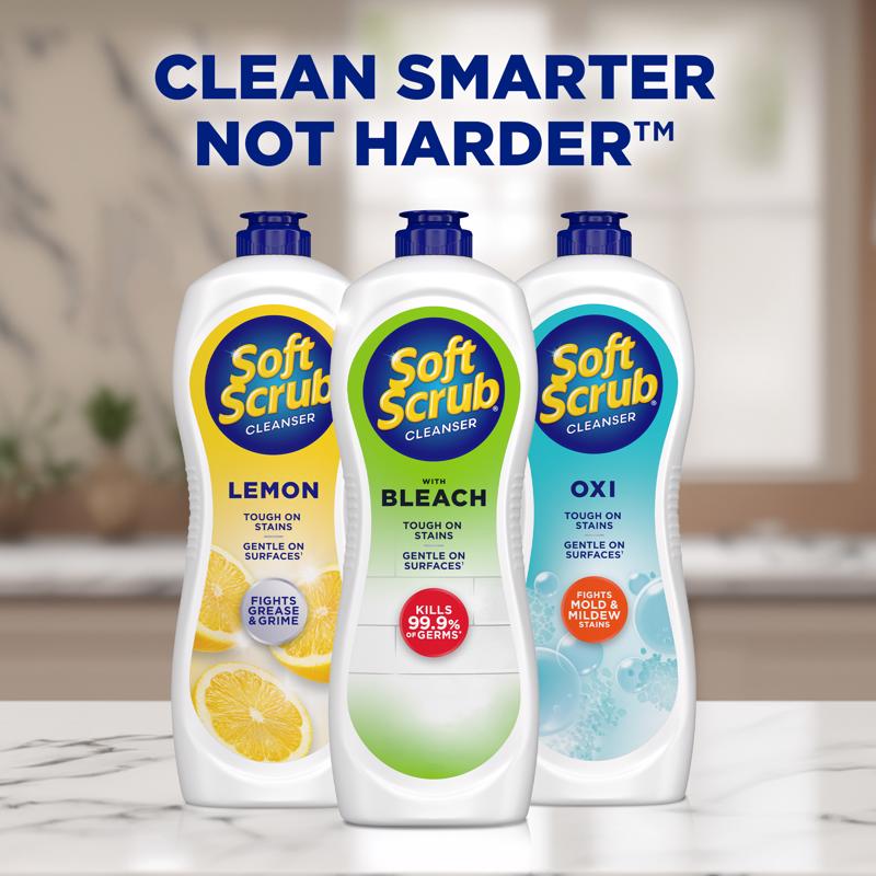 Soft Scrub No Scent Heavy Duty Cleaner 24 oz Cream