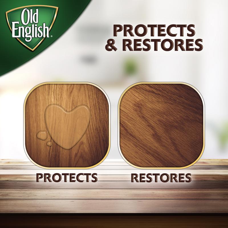 Old English No Scent Scratch Cover Polish Light Wood 8 oz Liquid