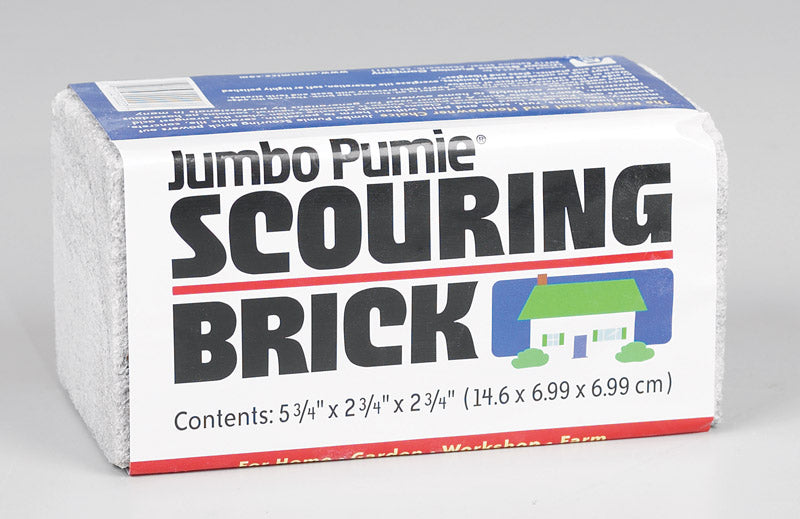 US Pumice Jumbo Pumie Heavy Duty Scouring Brick For Multi-Purpose 5-3/4 in. L