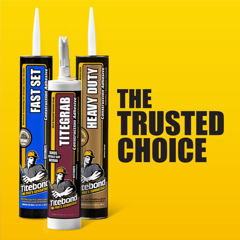 Titebond GREENchoice Fast Grab FRP High Strength Emulsion Polymer Light Beige Adhesive 1 gal