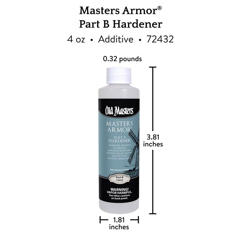Old Masters Masters Armor Clear Water-Based Floor Finish 4 oz