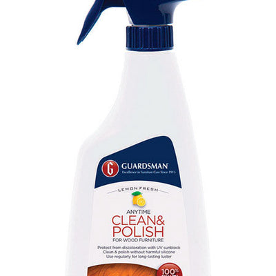 Guardsman Anytime Clean & Polish Lemon Scent Furniture Cleaner and Polish 16 oz Liquid