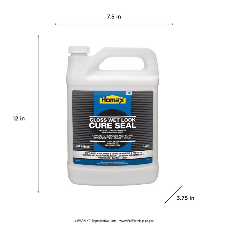 Homax Cure Seal Gloss Clear Water-Based Sealer 1 gal