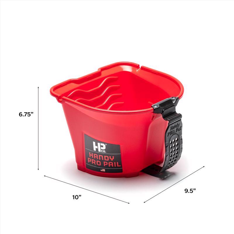 Handy Pro Red 1/2 gal Paint Pail